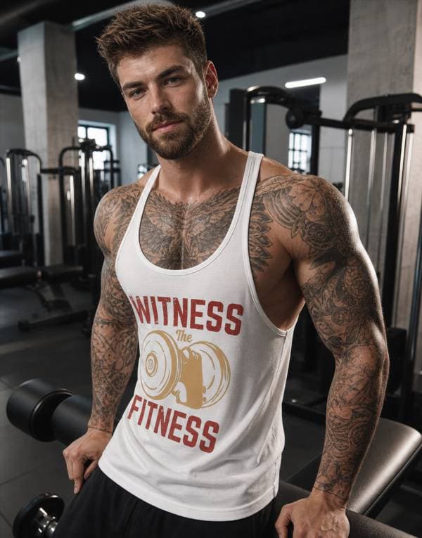 Witness Fitness Gym Tank Top Sporcu Atleti